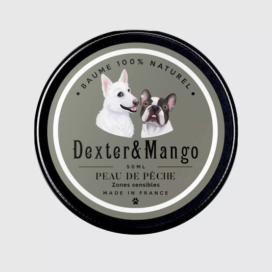 Peach Skin Balm från Dexter & Mango – 100 % naturlig & vegansk hundsalva för torr hud & känsliga områden